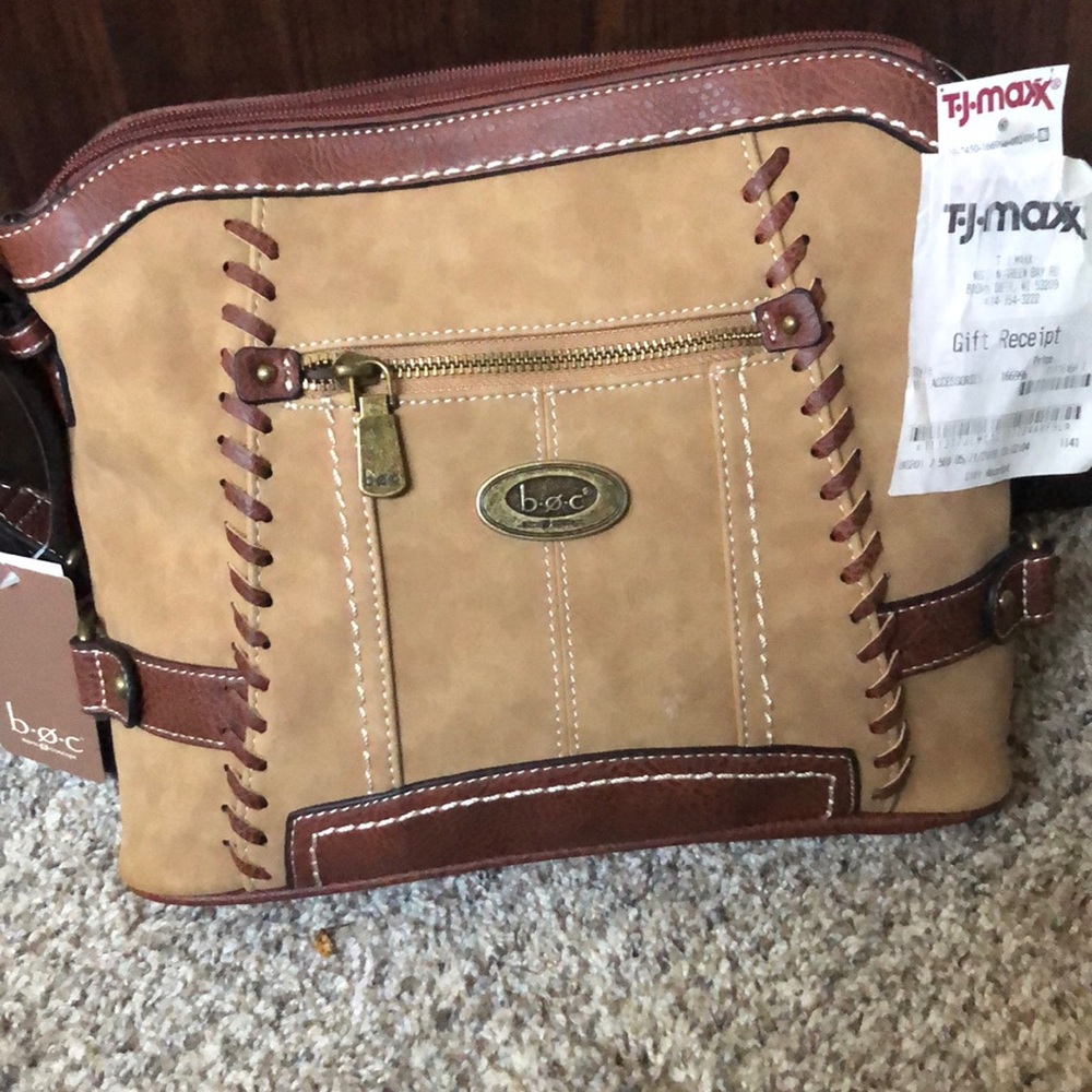 Boc purse  NWT saddle chocolate tan